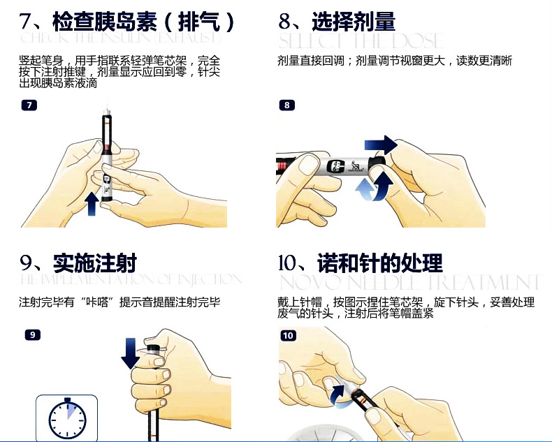 胰岛素笔注射 步骤图片