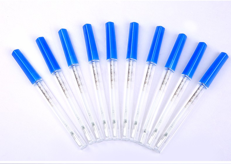 可孚玻璃体温计三角型棒式肛门