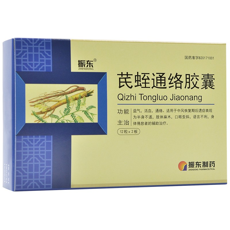 振东芪蛭通络胶囊05g12粒2板